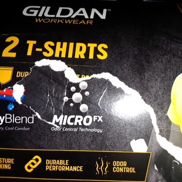 Giland  Men's Dry Blend Work Wear Tshirts Lot of 2 Size 3X LARGE - Picture 4 of 7